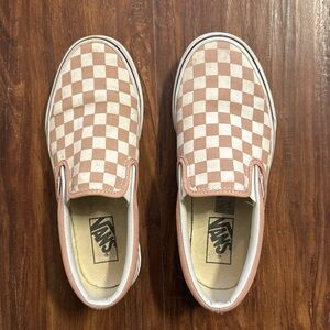 Pink Checkered Vans